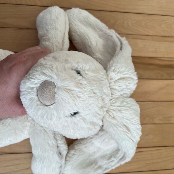 Bunny Rabbit White Super Soft Stuffed Plush‎ Animal - Picture 2 of 7